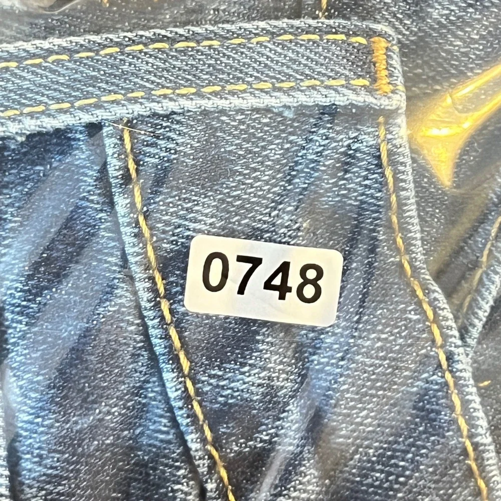 748 | Levi's 511 Slim Fit Denim Jeans Blue Mens 28x32 Medium Wash Red Tab